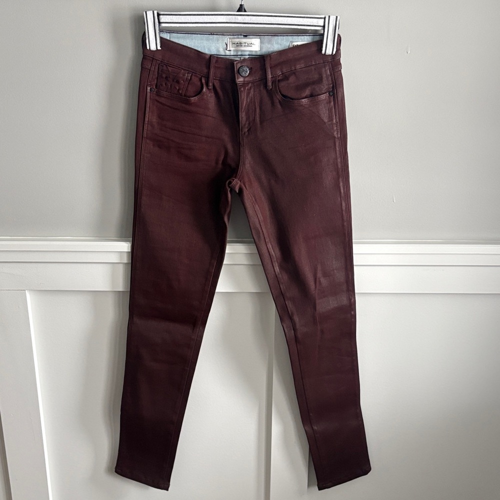 Habitual Eve High Rise Skinny coated Jeans